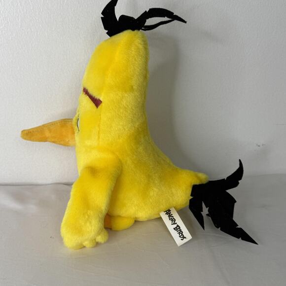 Angry Birds Chuck Yellow Bird Plush Stuffed Toy Commonwealth 2016 Rovio - Picture 4 of 7